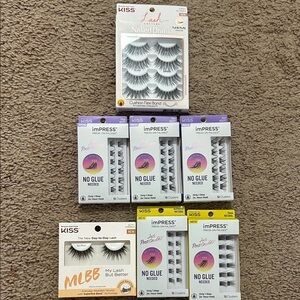 Kiss Variety Pack False Eyelashes - Black